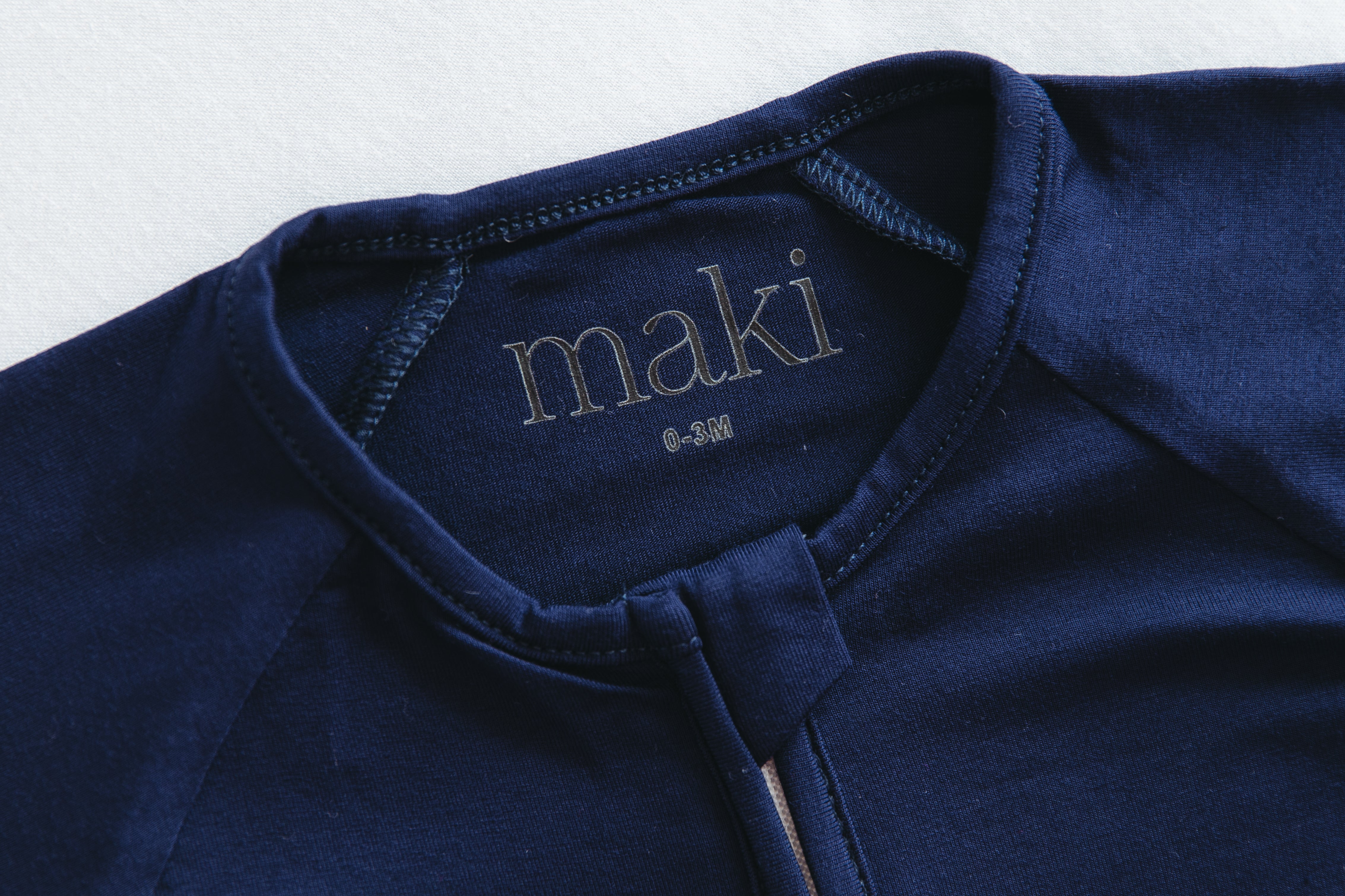 Bamboo Onesie - Navy