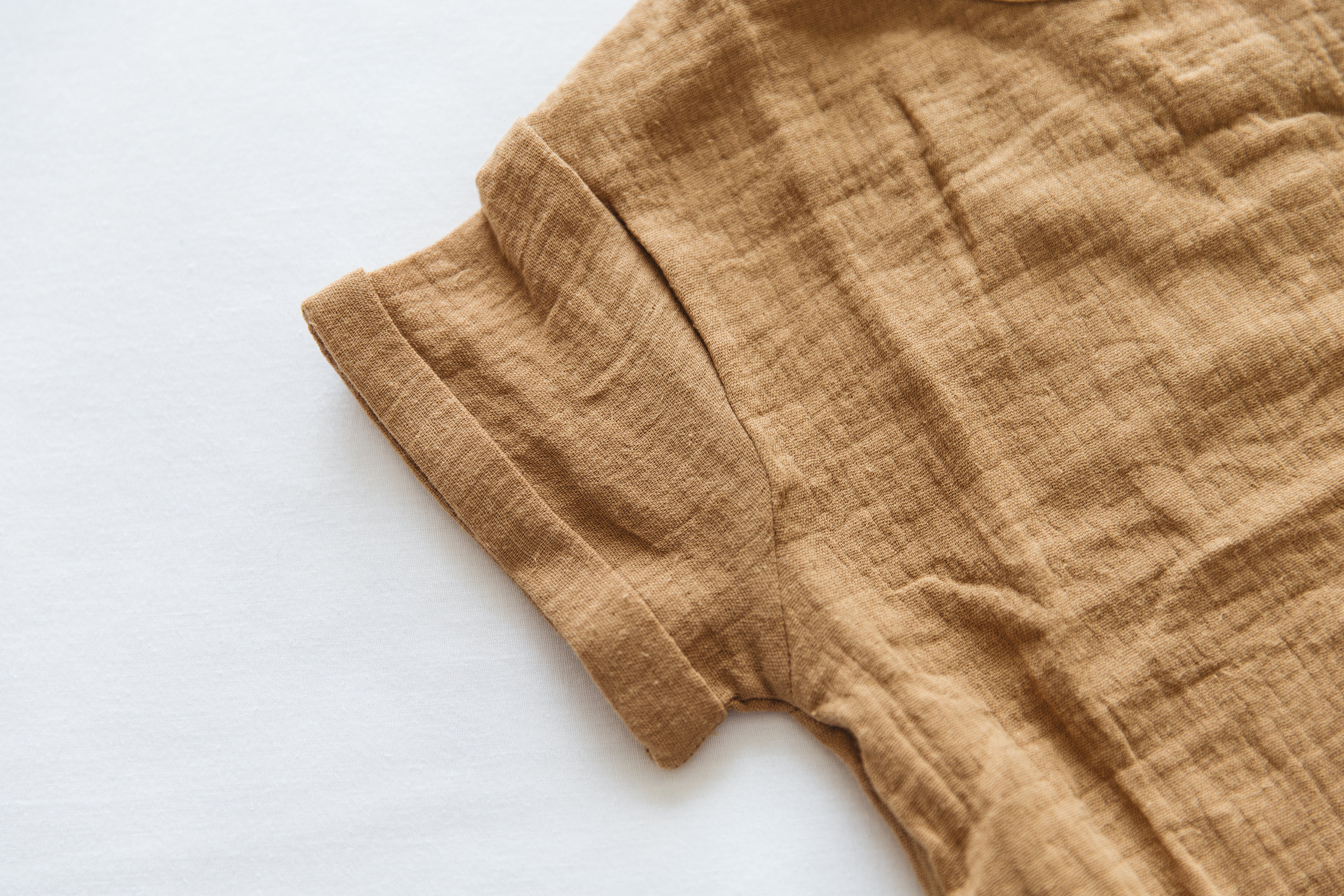 Muslin Romper - Walnut