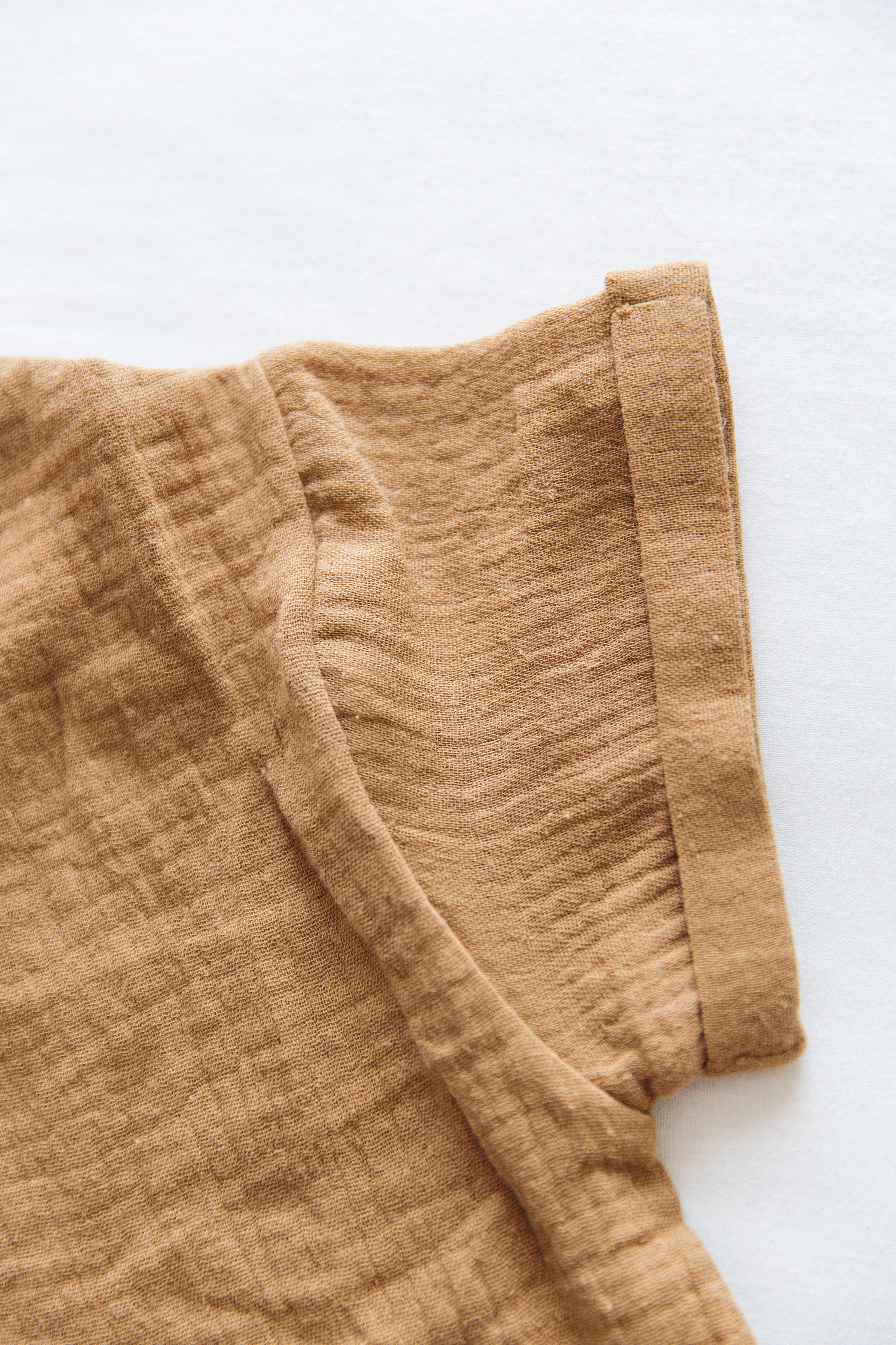 Muslin Romper - Walnut