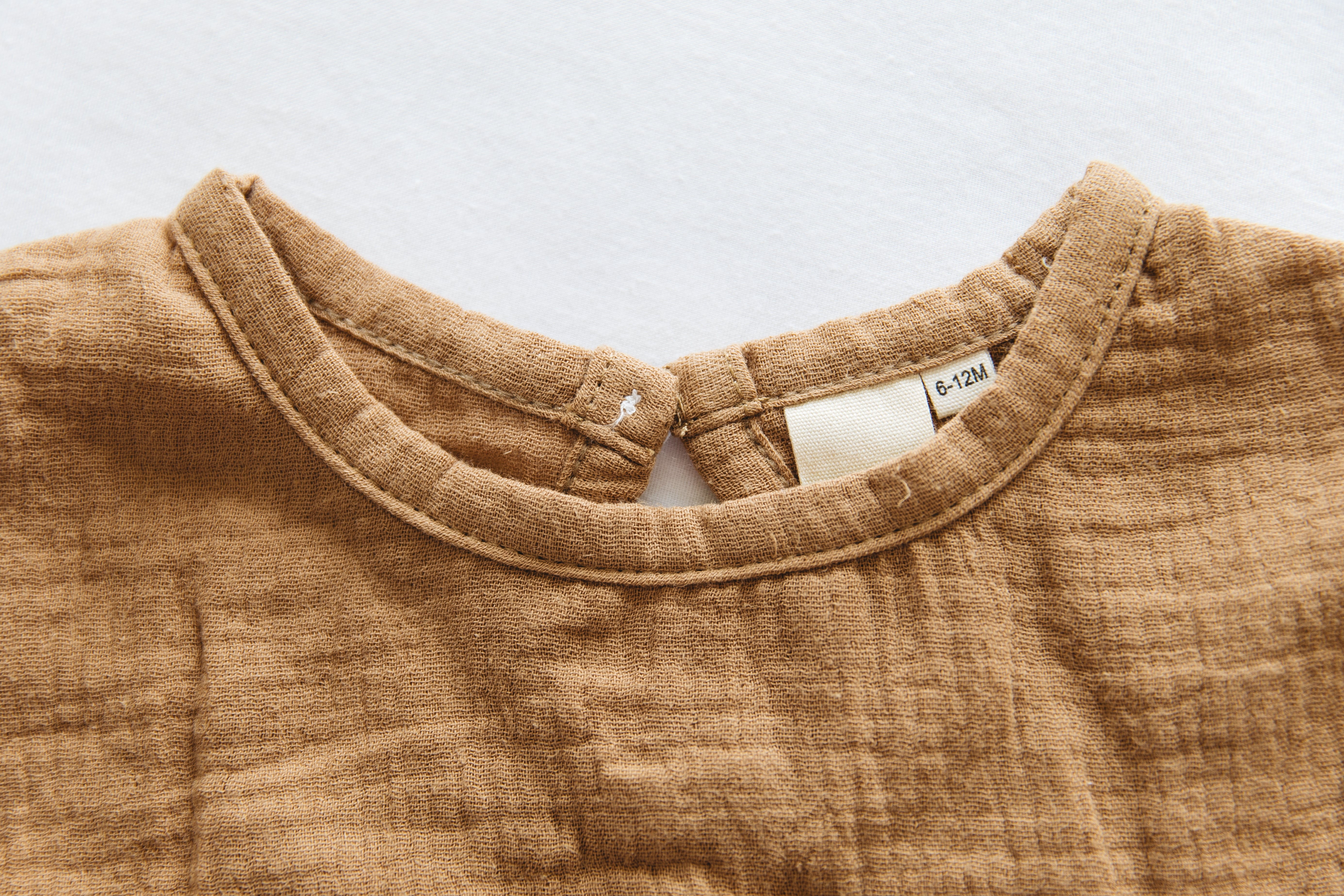 Muslin Romper - Walnut