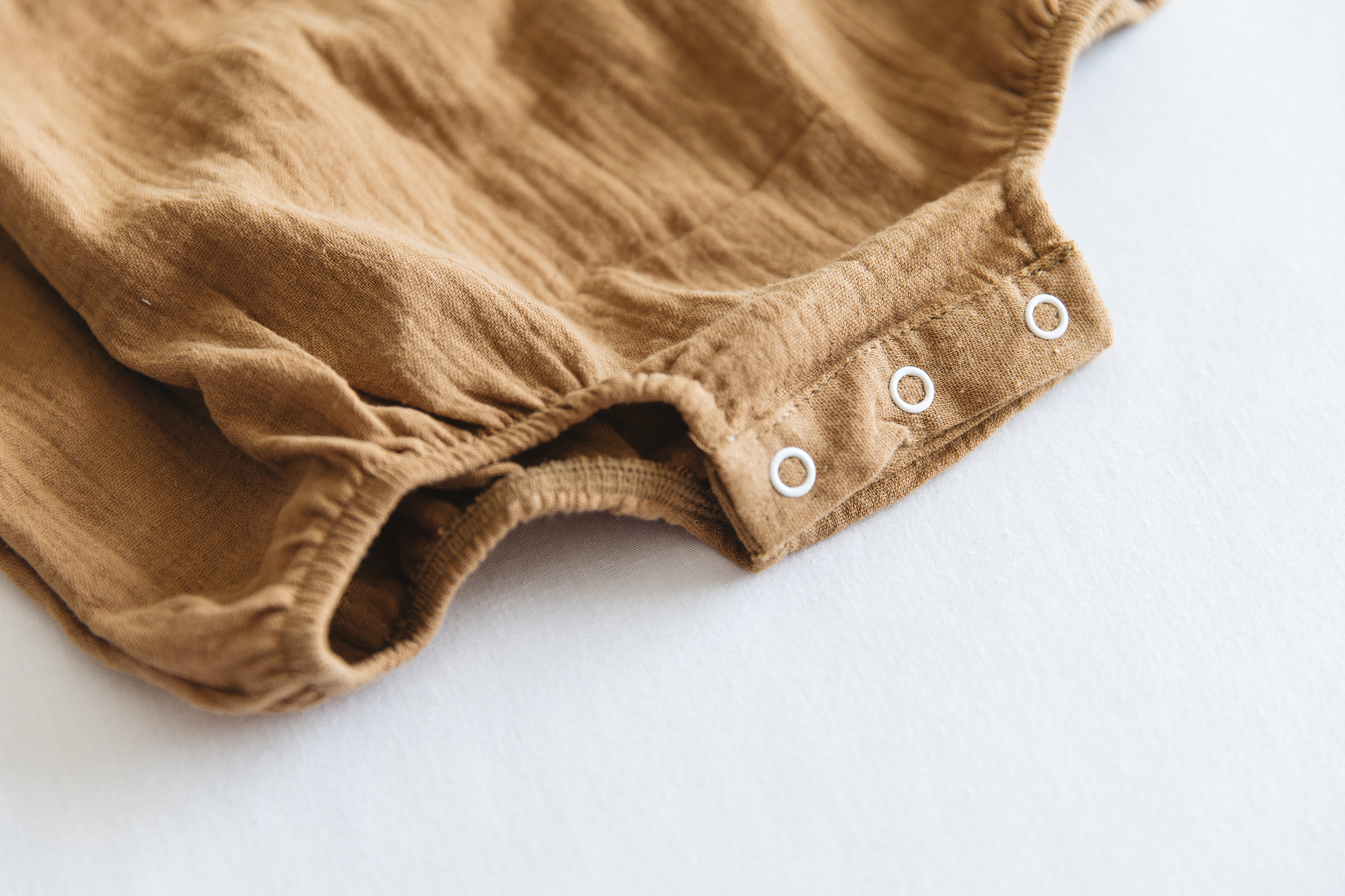Muslin Romper - Walnut