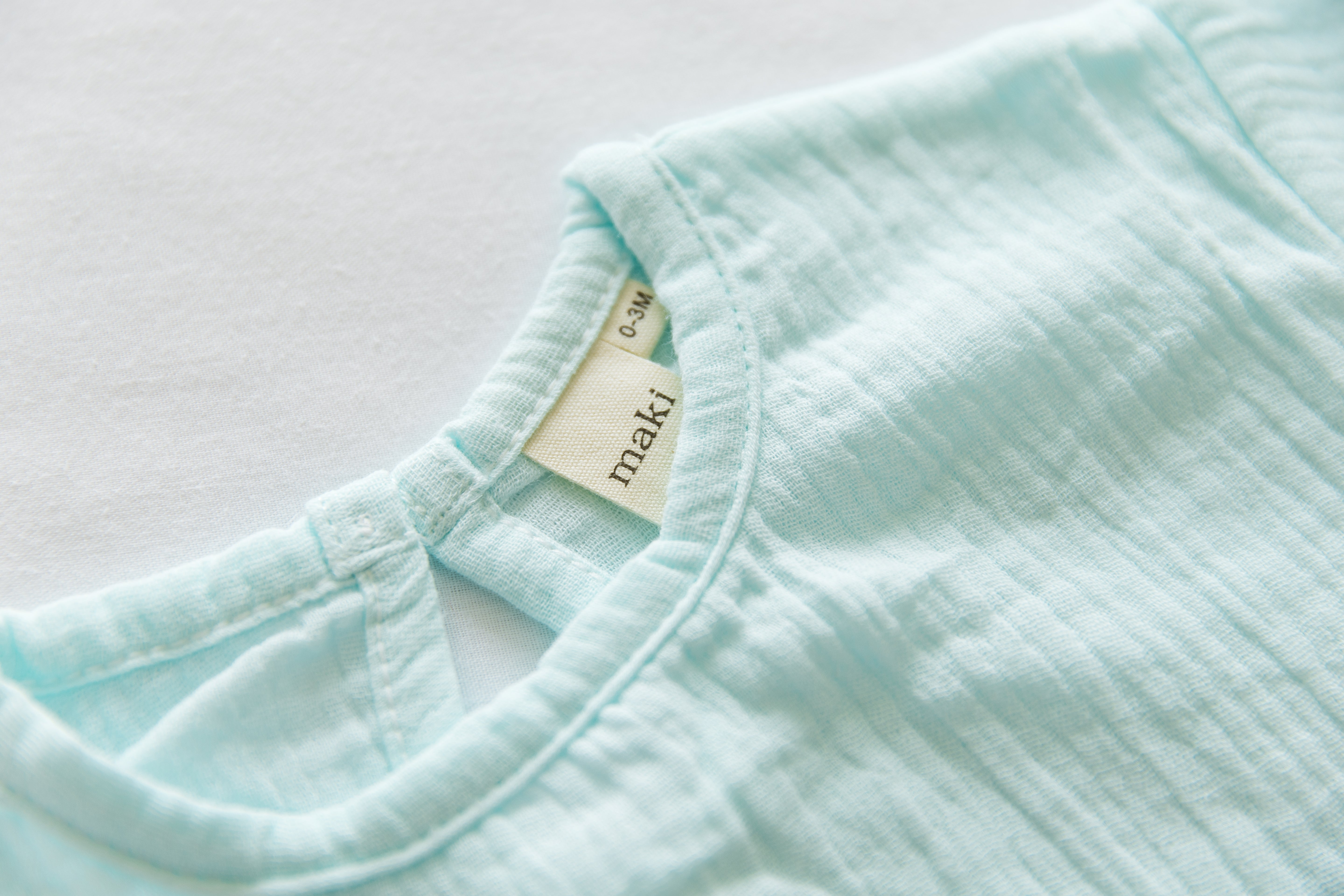 Muslin Romper - Powder Blue