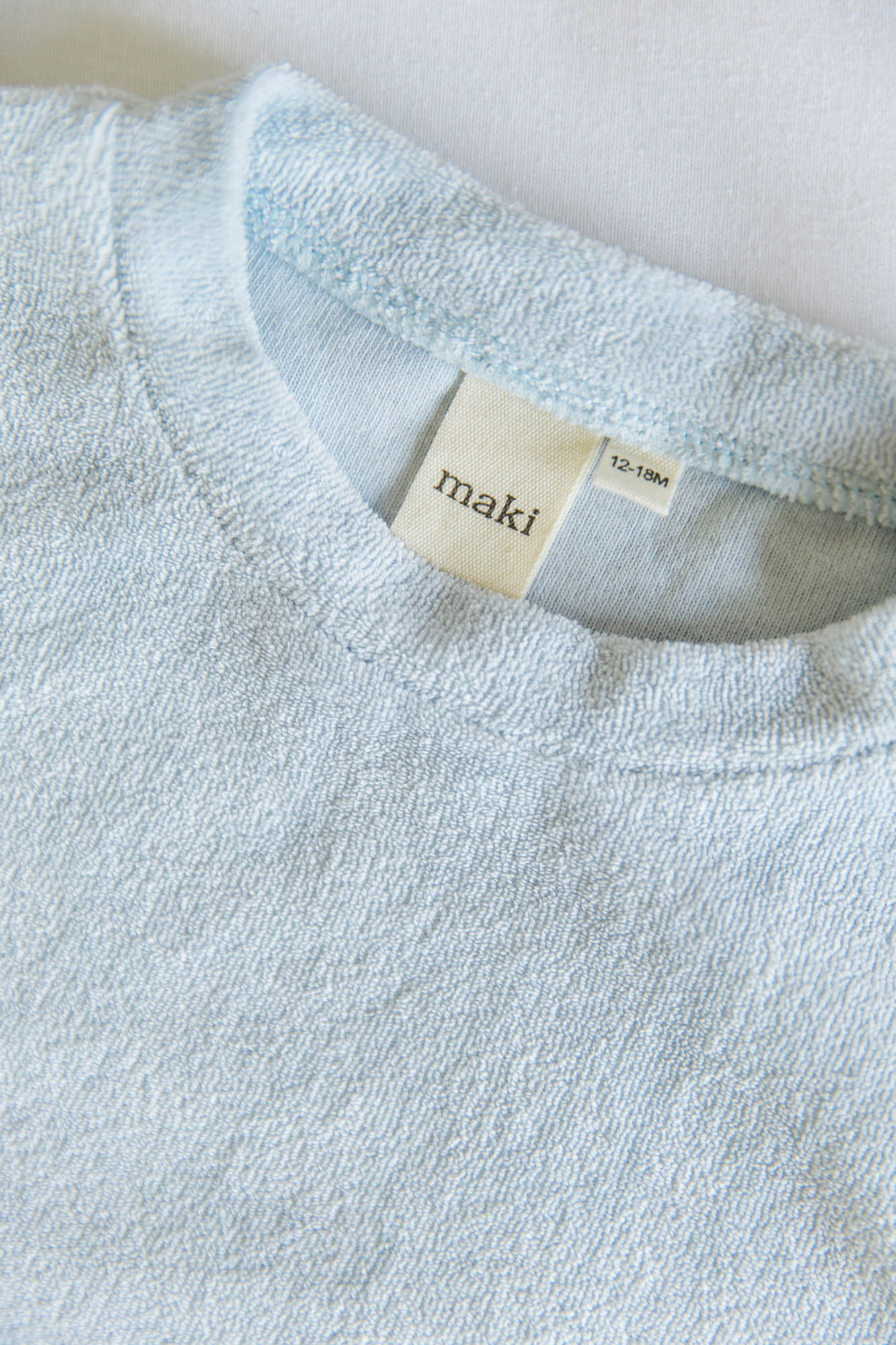 Terry Toweling Pant and Tee Set - Ocean