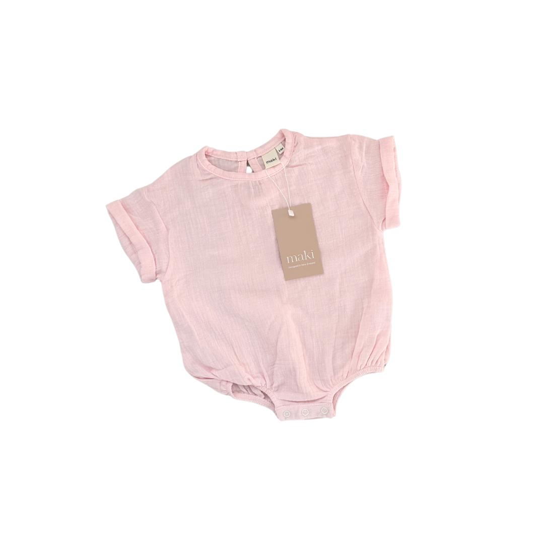 Muslin Romper - Candy Floss