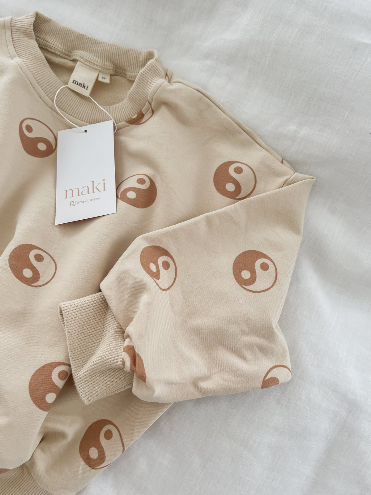 Crew Neck Jumper Yin Yang maki
