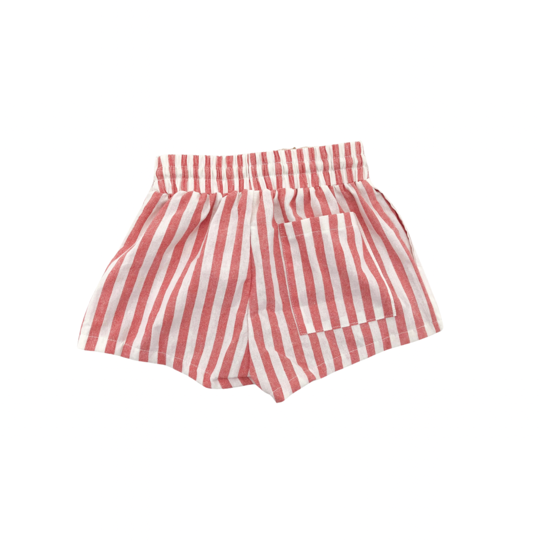 Linen Shorts - Circus Stripe From $46 down to $26