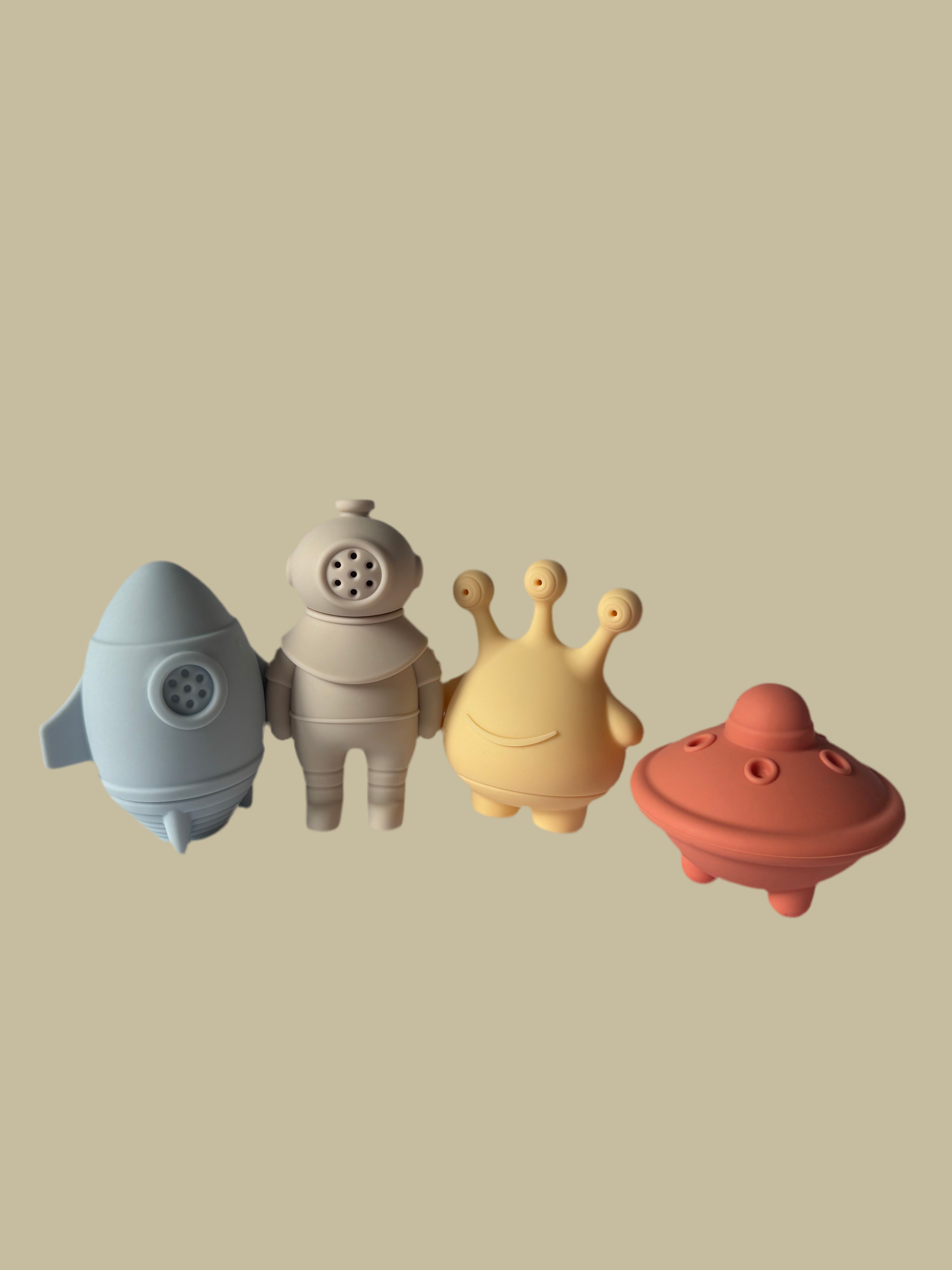 Non toxic baby bath toys - 4 pack