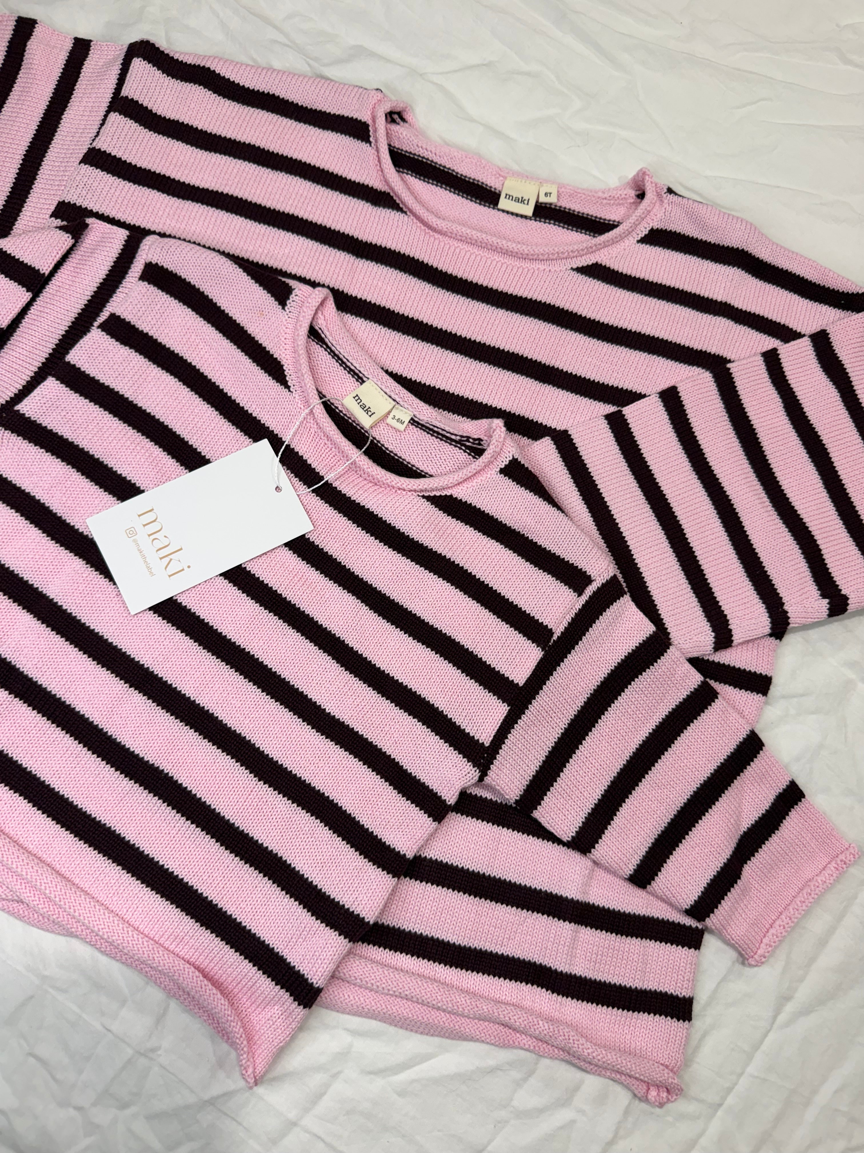 Berry Smoothie Knit Sweater
