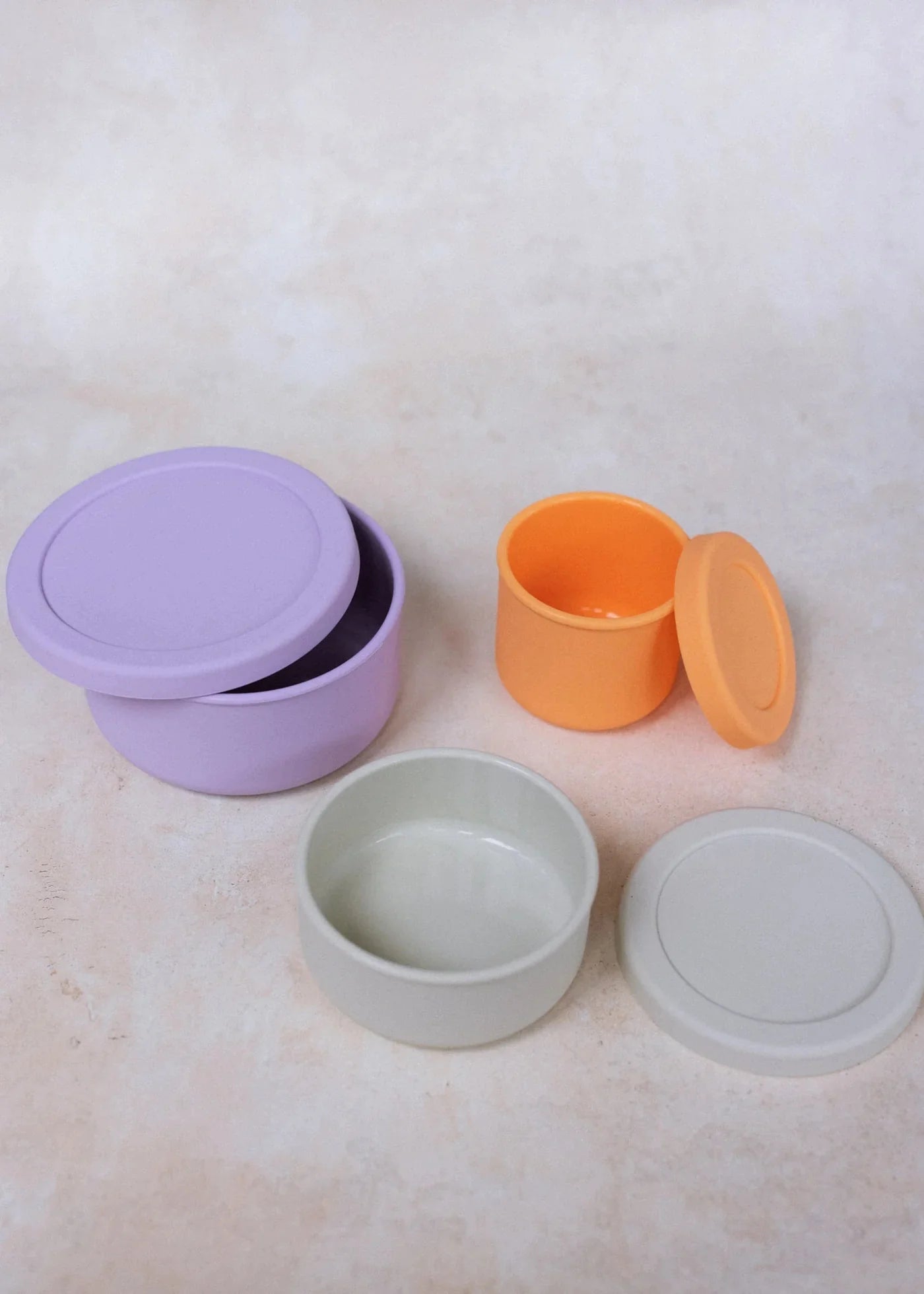 Silicone Round Container - Lilac $24 down to $18