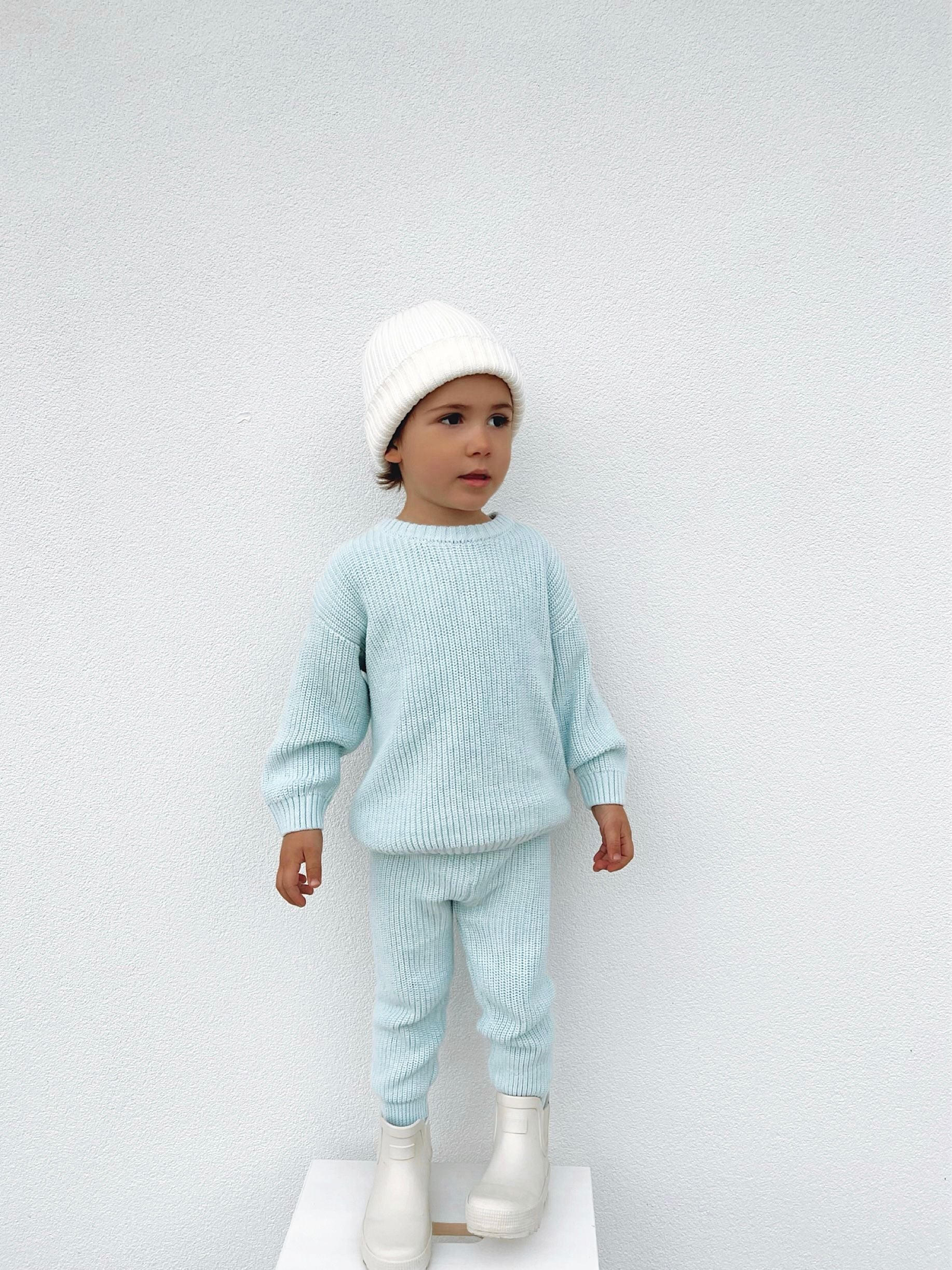 Knit Sweater - Sea Salt Blue $65 down to $26