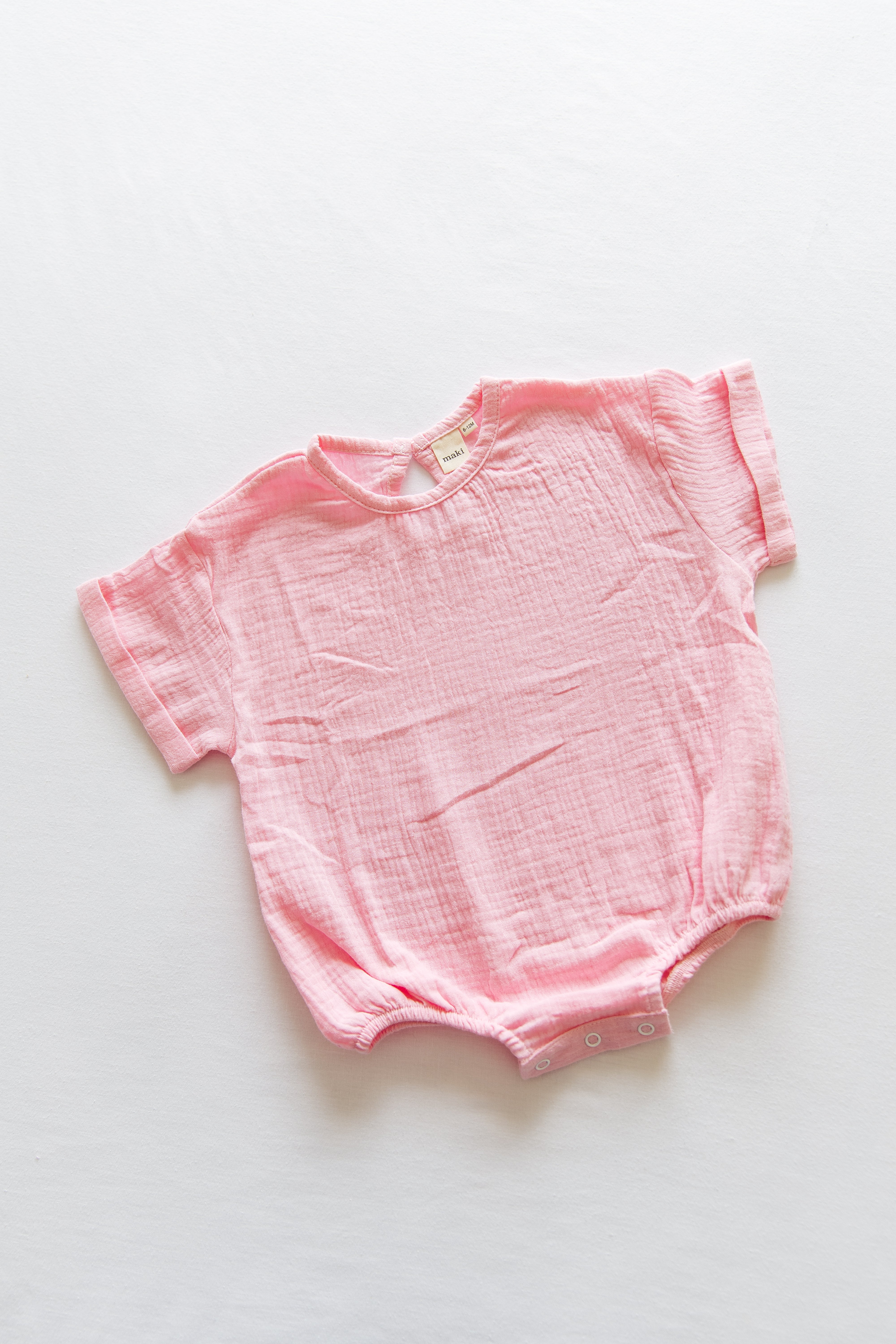 Muslin Romper - Bubblegum