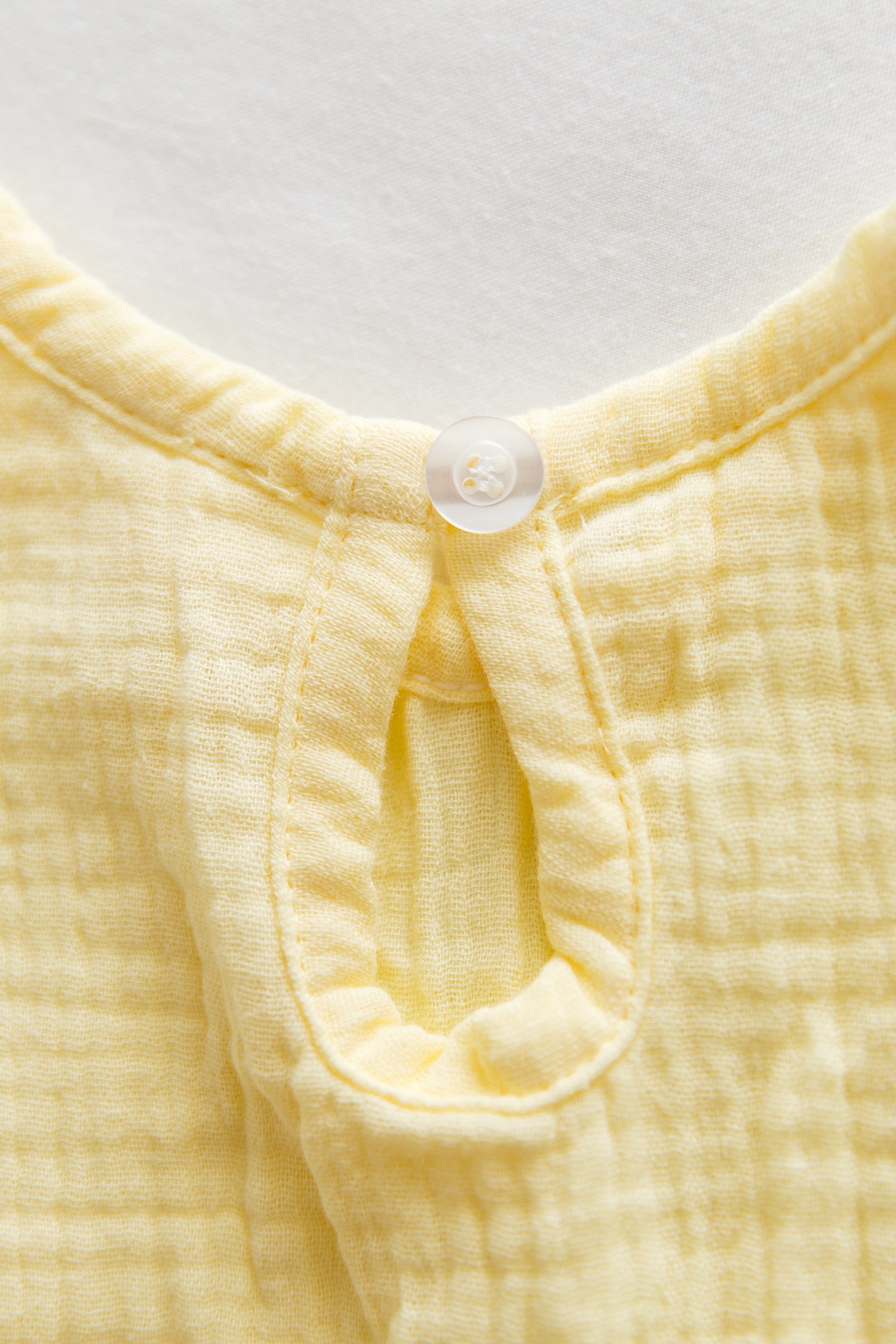 Muslin Romper - Butter Yellow