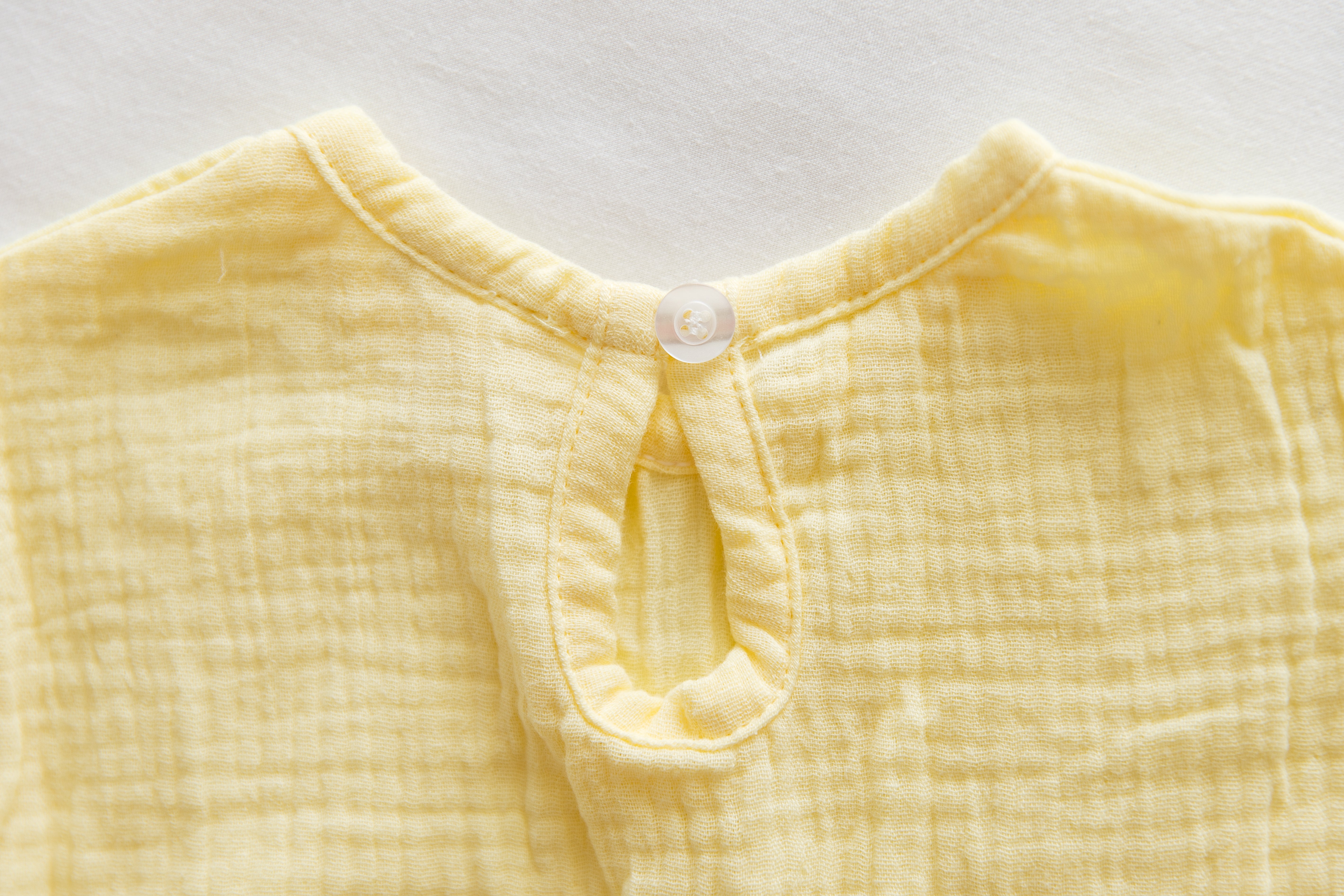Muslin Romper - Butter Yellow