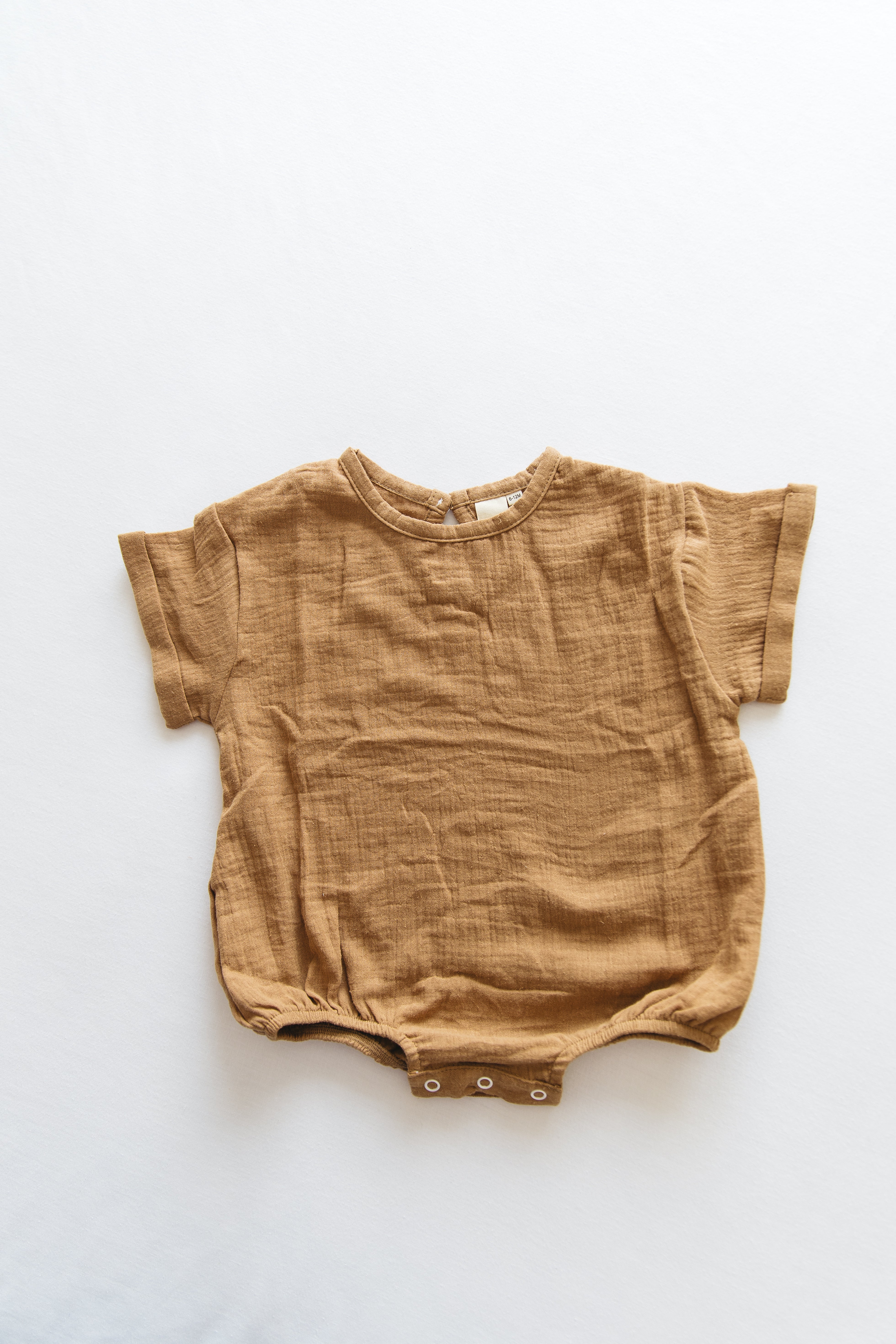 Muslin Romper - Walnut