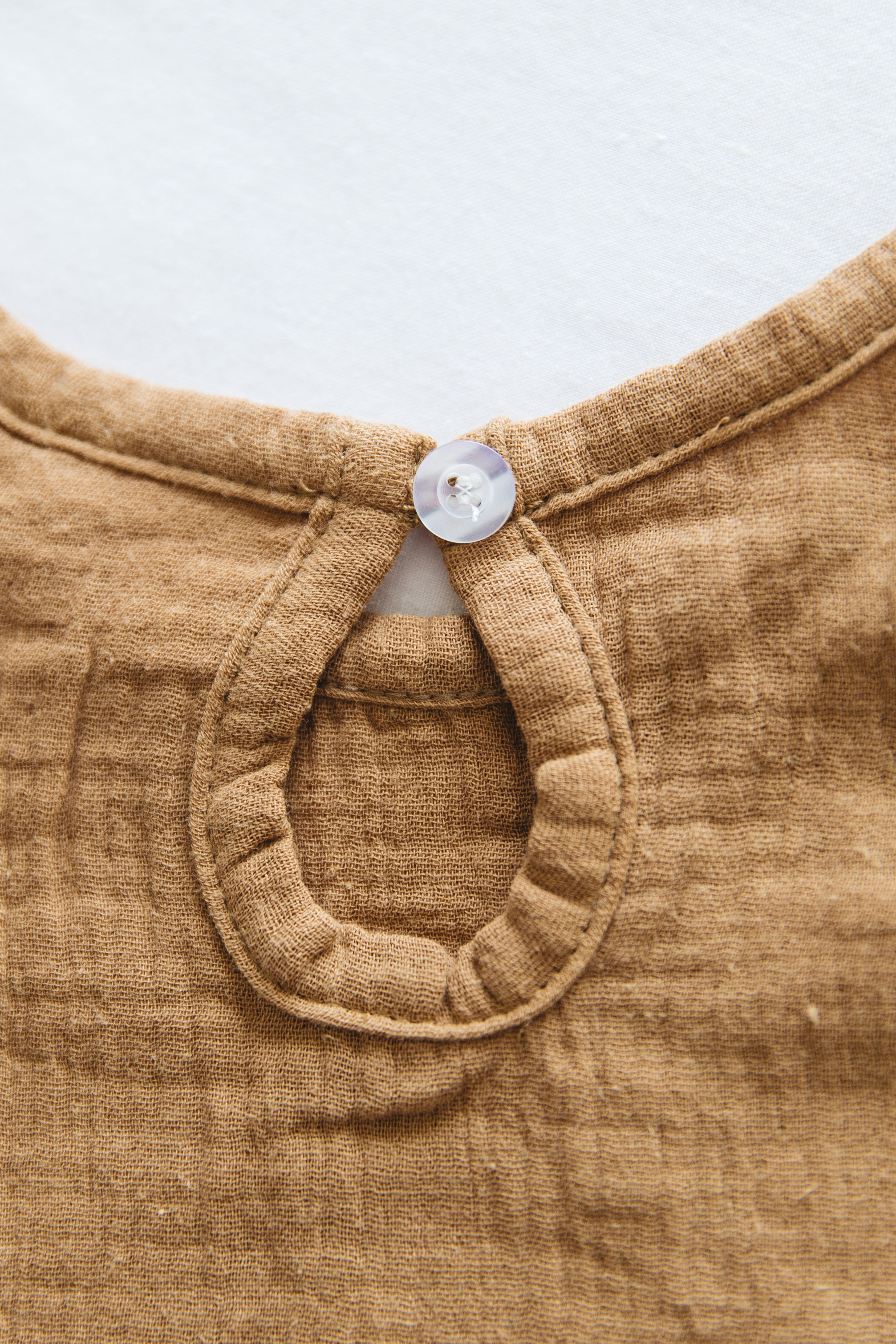 Muslin Romper - Walnut