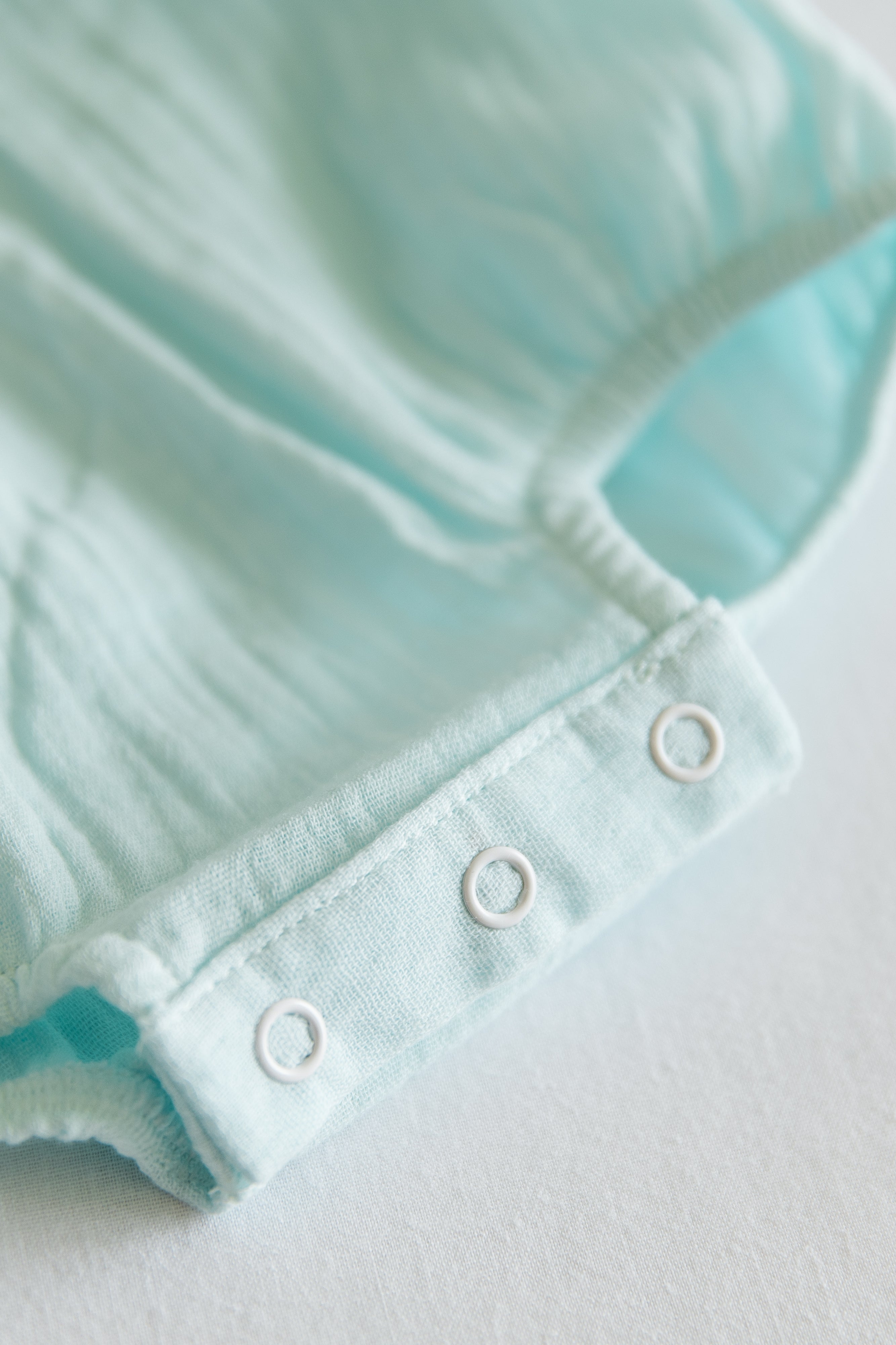 Muslin Romper - Powder Blue