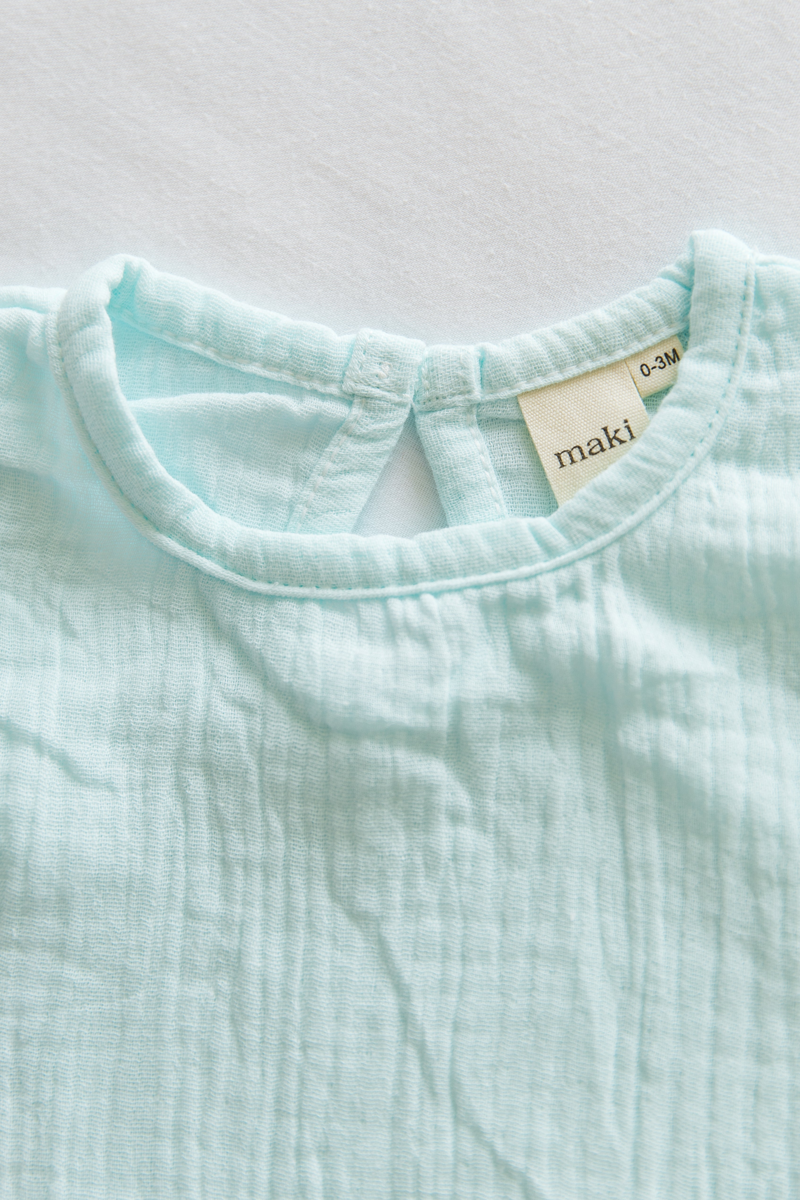 Muslin Romper - Powder Blue