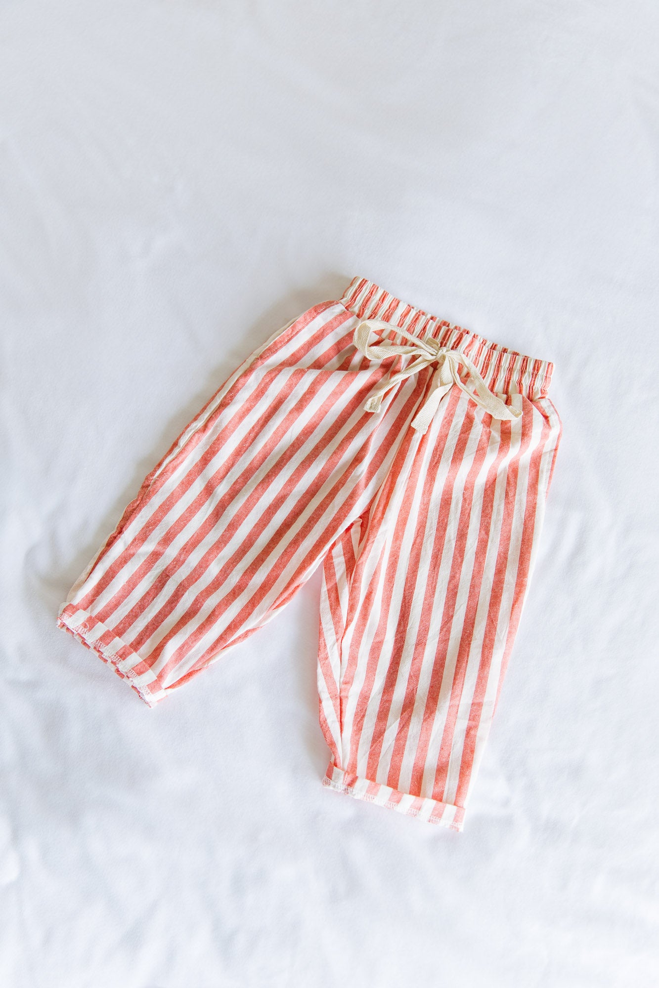 Linen Pant - Red Stripe
