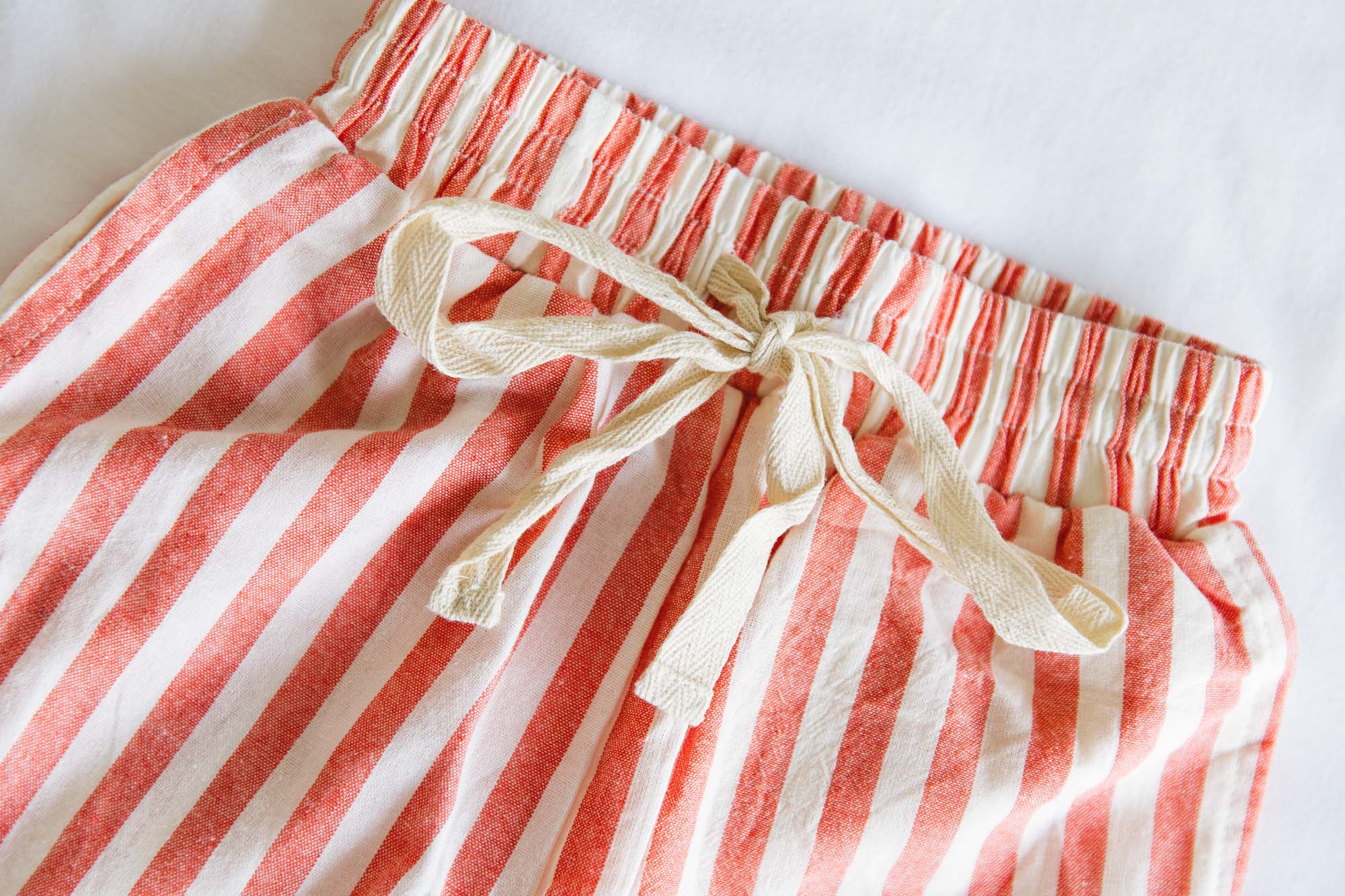 Linen Pant - Red Stripe