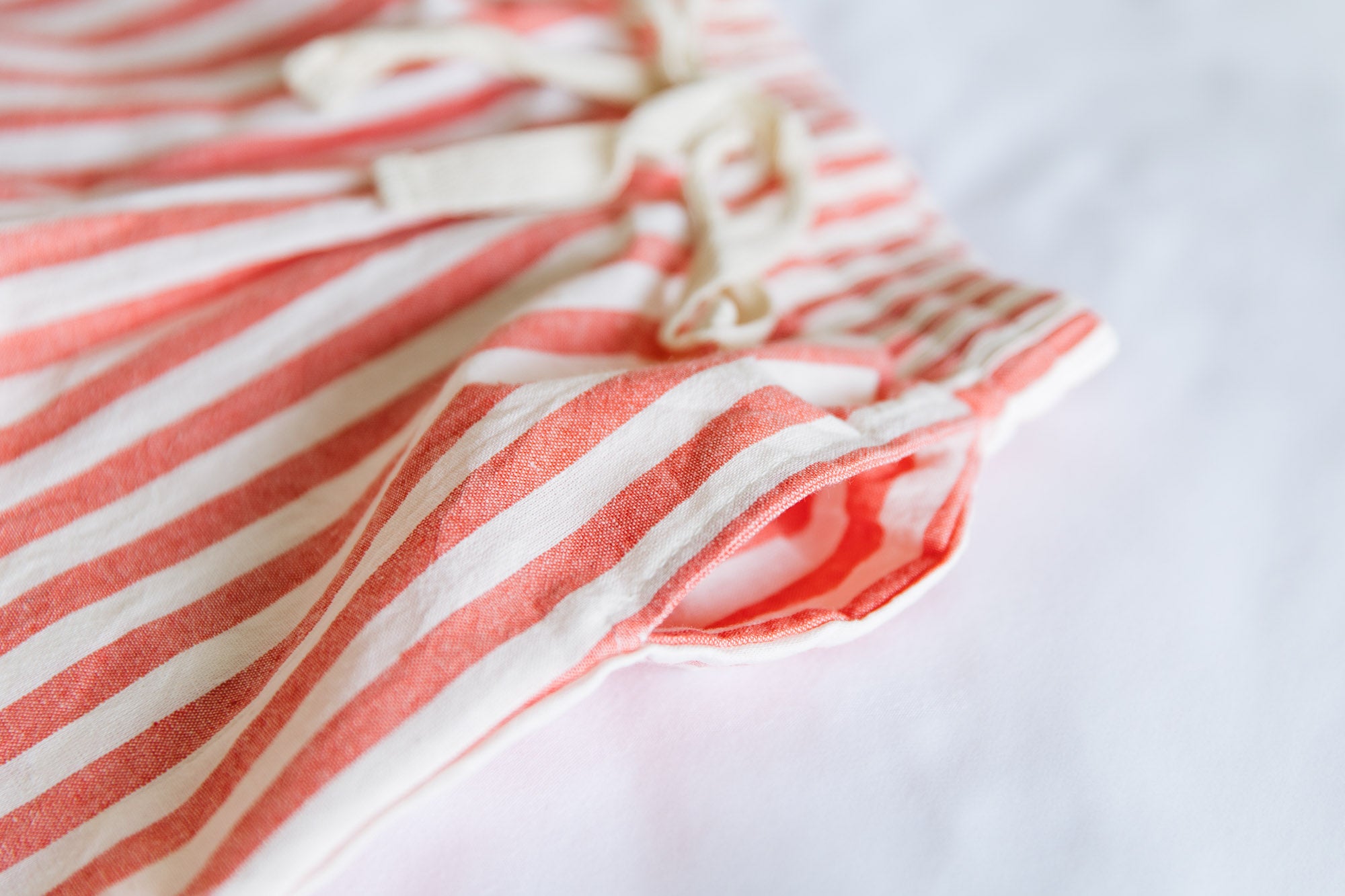 Linen Pant - Red Stripe